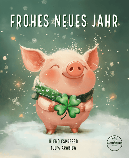 Geschenk Kaffee 'FROHES NEUES JAHR' - 100% ARABICA - Caffe del Gianni