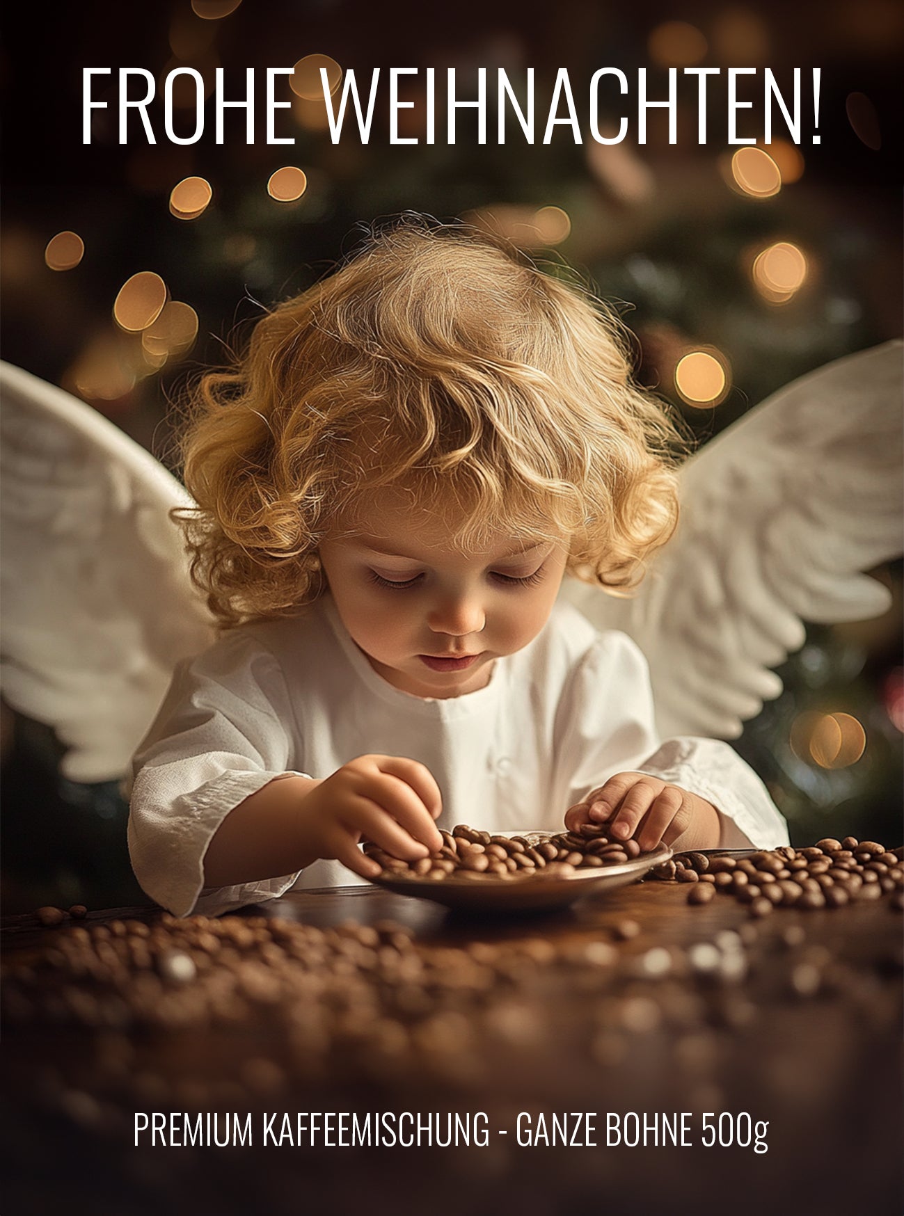 Geschenk Kaffee Weihnachten 'CHRISTKIND' - Premium Kaffeebohnen - Caffe del Gianni
